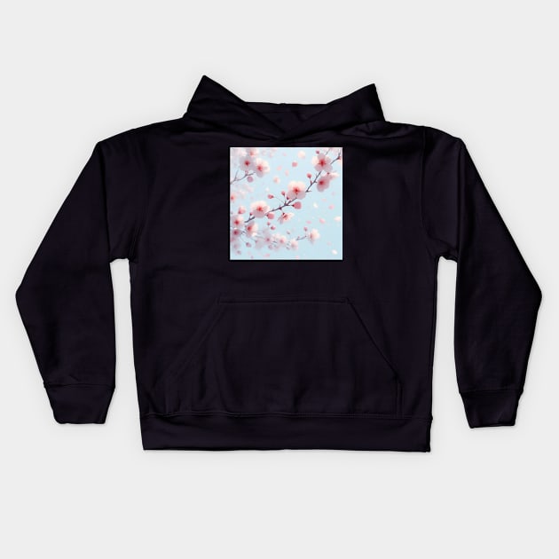 Cherry Blossom Kids Hoodie by Jenni Arts